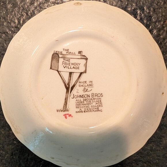 (5) Johnson Brothers The Friendly Village Dessert/Fruit...